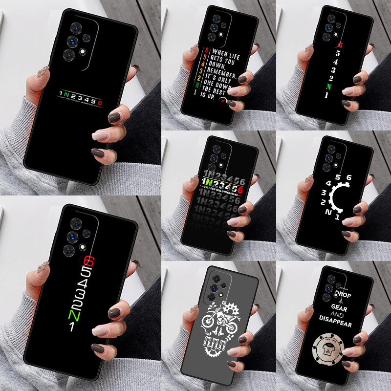 Motorcycle Gear Quotes - Motorcycle Gear Telefoon Case Voor Samsung