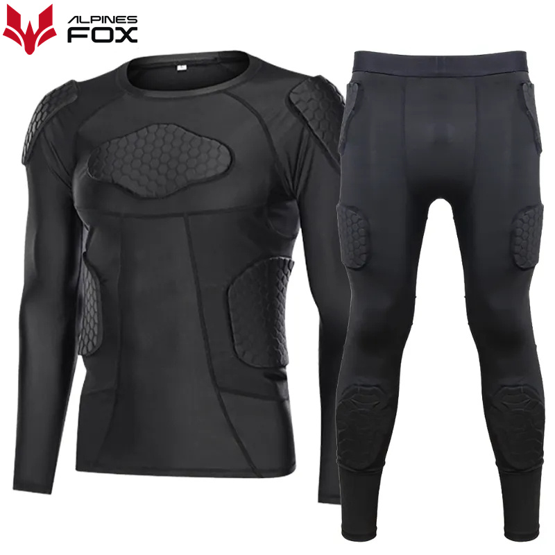 Motorcycle Gear Full Set - Motorpantser Ondergoedbeschermer Motorcrossjas Laagbroek Compressieshirts Motorlichaamsbeschermende