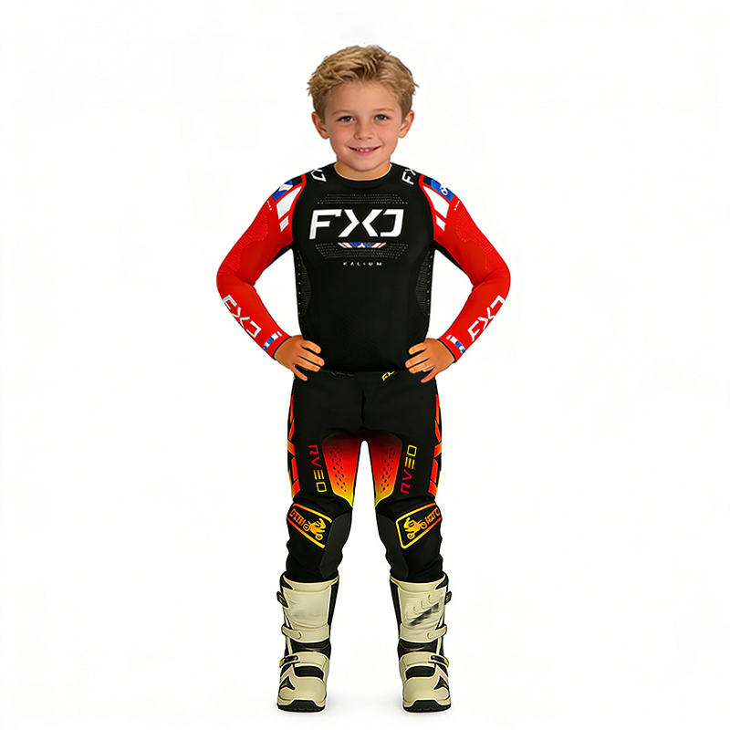 Motorcycle Gear Kids - motocross kinderkleding Motorshirt en broek kinderkleding
