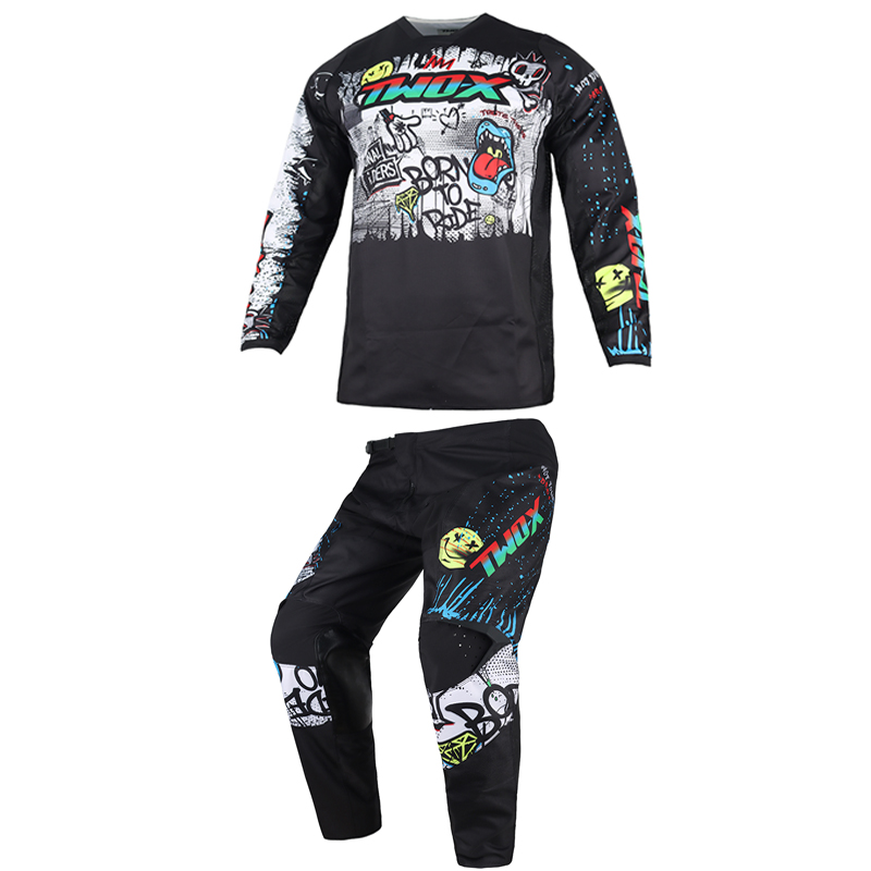 Motorcycle Gear Kids - Motocross Jersey Broek Kinderkleding Grote Jongen