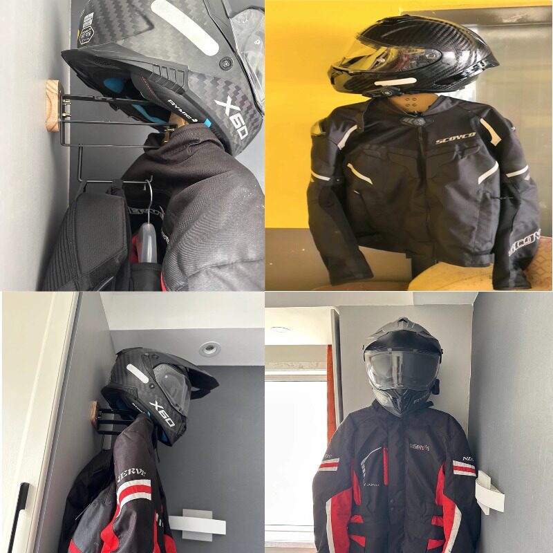 Wandmontage Tactische Uitrusti - Motorcycle Gear Display Rack recensie en prijs