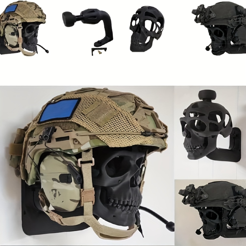 Duurzaam 3D-schedelhelm-displa - Motorcycle Gear Display Rack recensie en prijs