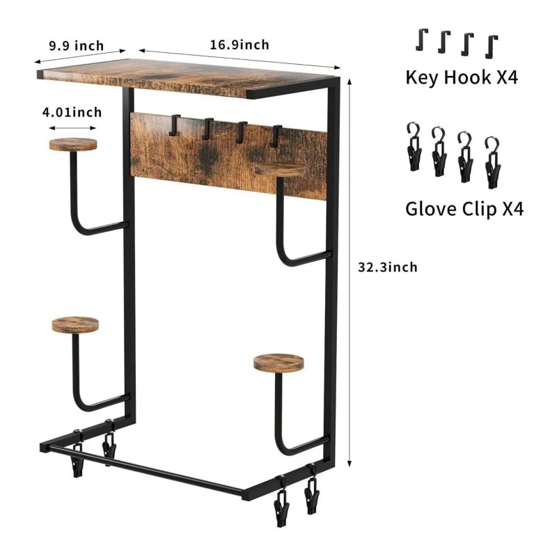 Wandbevestiging voor motorhelm - Motorcycle Gear Display Rack recensie en prijs