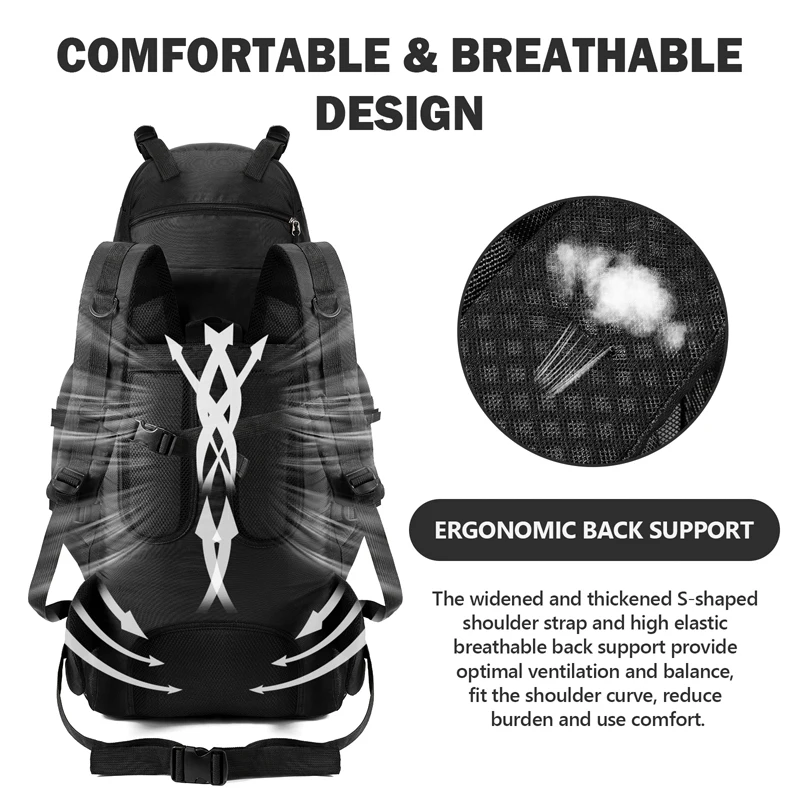90L waterdichte wandelrugzak,  - Motorcycle Gear Companies recensie en prijs