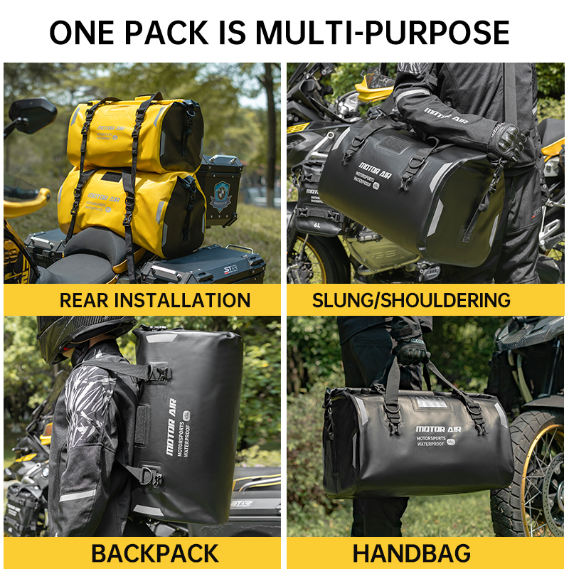 Motor-Air Gele Motorzadeltas 2 - Motorcycle Gear Companies recensie en prijs