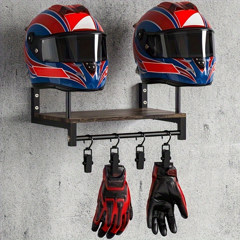 Wandgemonteerd displayrek voor - Motorcycle Gear Display Rack recensie en prijs