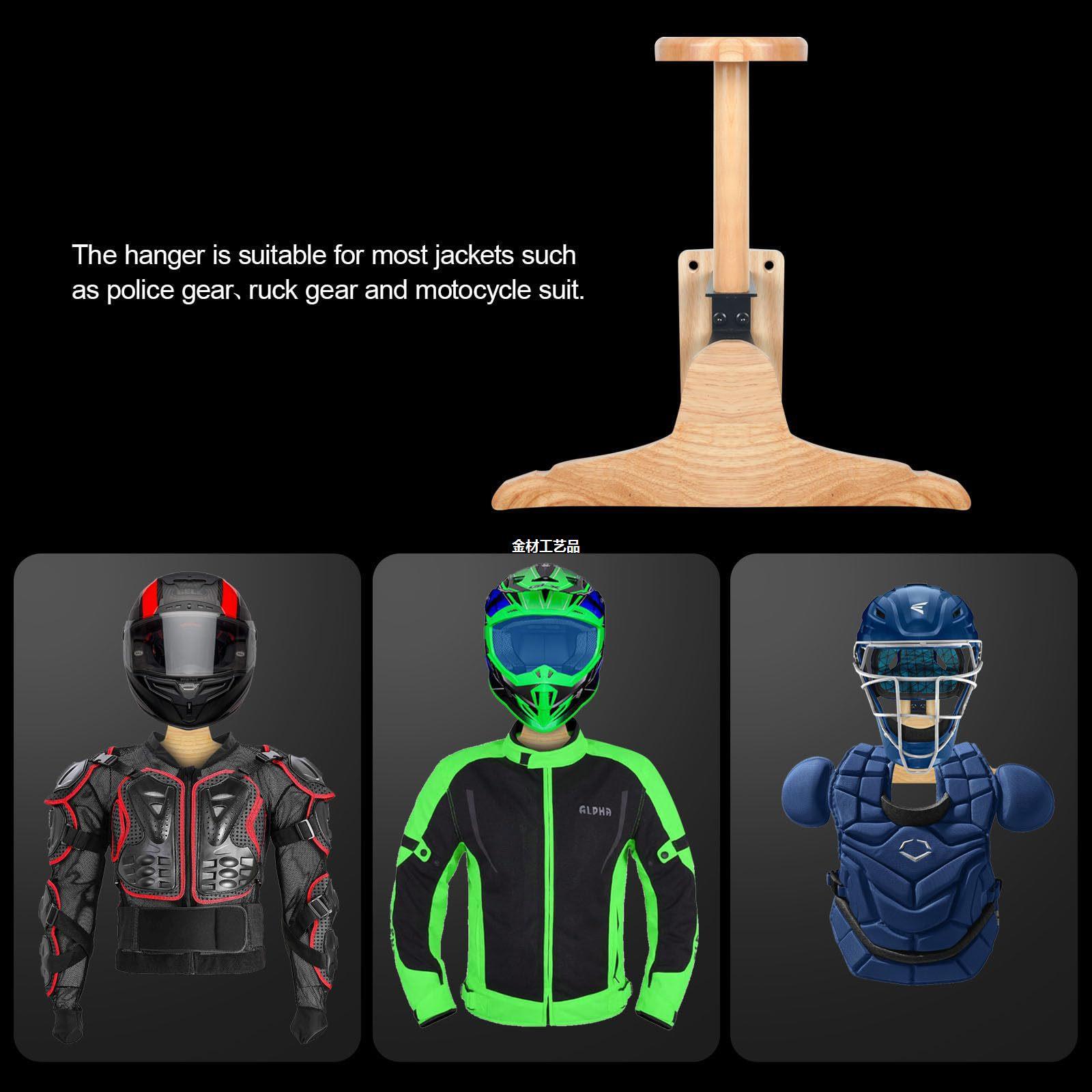 Wandmontage houten buitenopsla - Motorcycle Gear Display Rack recensie en prijs