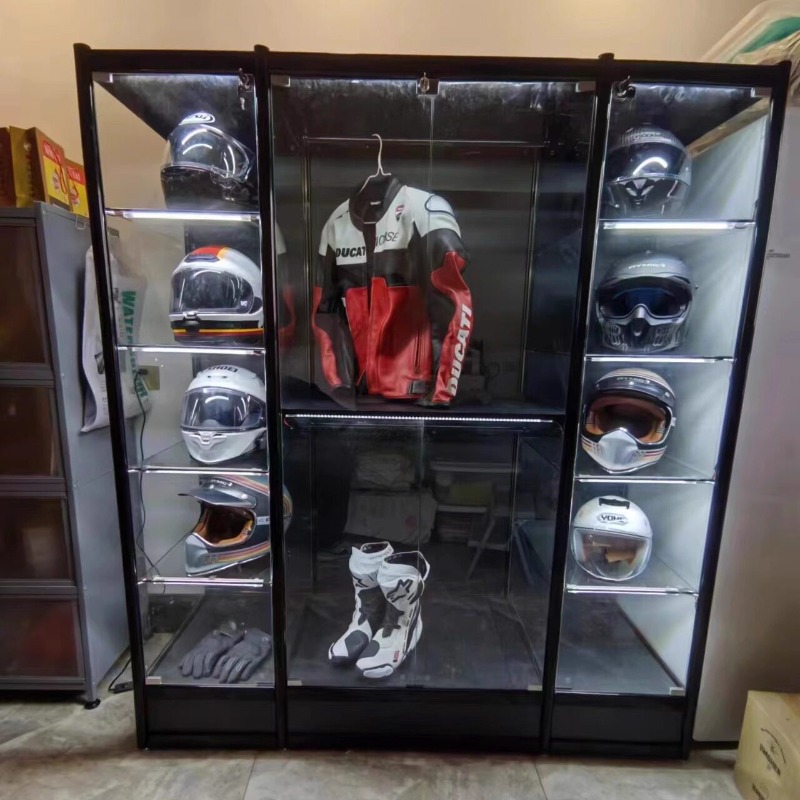 Motorhelm displayrek fietskled - Motorcycle Gear Display Rack recensie en prijs