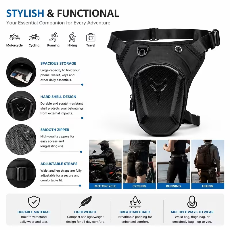 Motorfiets been-tanktas Waterd - Motorcycle Gear Companies recensie en prijs